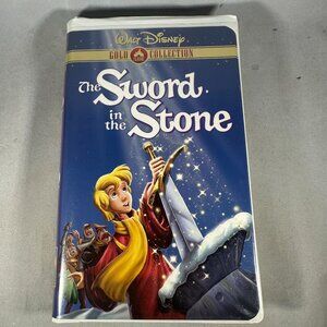 Walt Disney The Sword In The Stone VHS Gold Collection Classic Animated Movie